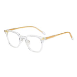 Marley by Zark | Clear & Gold | Premium Blue Light Glasses - Optic - Blubluelightglasses