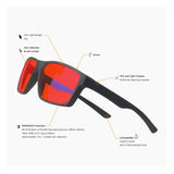 Tokyo - Red Lens Blue Light Sleep Glasses - Optic - Blubluelightglasses