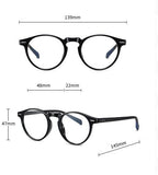 Arizona | Classic Black | Photochromic Blue Light Blocking Glasses - Optic-Blubluelightglasses