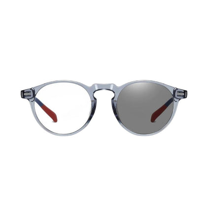 Arizona | Grey & Navy | Photochromic Blue Light Blocking Glasses - Optic-Blubluelightglasses