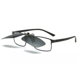 Clip-On | Blue Green Mirror | Polarized Sunglasses - Optic-Blubluelightglasses