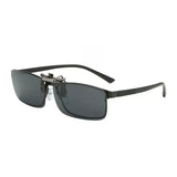 Clip-On | Blue Green Mirror | Polarized Sunglasses - Optic-Blubluelightglasses
