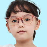 Hogwarts | Green & Orange | Round Kids Blue Light Blocking Glasses - Optic-Blubluelightglasses