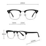 Lisbon | Matte Black & Silver | Photochromic Blue Light Glasses - Optic-Blubluelightglasses