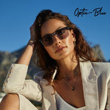 Lisbon | Matte Black & Silver | Photochromic Blue Light Glasses - Optic-Blubluelightglasses