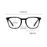 Sandton | Gloss Black | Blue Light Reading Glasses - Optic-Blubluelightglasses