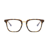 Brady by Zark | Brown & Gold | Premium Blue Light Glasses - Optic - Blubluelightglasses