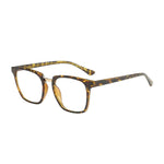 Brady by Zark | Brown & Gold | Premium Blue Light Glasses - Optic - Blubluelightglasses