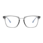 Brady by Zark | Grey & Silver | Premium Blue Light Glasses - Optic - Blubluelightglasses