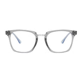 Brady by Zark | Grey & Silver | Premium Blue Light Glasses - Optic - Blubluelightglasses