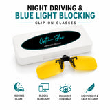 Clip-on | Night Driving & Blue Light Glasses - Optic-Blubluelightglasses