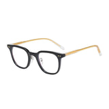 Marley by Zark | Black & Gold | Premium Blue Light Glasses - Optic - Blubluelightglasses