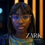 Marley by Zark | Black & Gold | Premium Blue Light Glasses - Optic - Blubluelightglasses