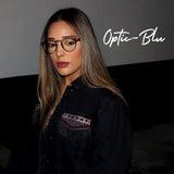 Arizona | Pink & Navy | Photochromic Blue Light Blocking Glasses - Optic-Blubluelightglasses