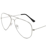 Clifton | Silver | Aviator Blue Light Glasses - Optic-Blubluelightglasses