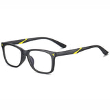 Harvard | Black and Yellow | Pre-teens Blue Light Blocking Glasses - Optic-Blubluelightglasses