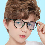 Hogwarts | Green & Orange | Round Kids Blue Light Blocking Glasses - Optic-Blubluelightglasses
