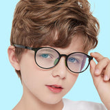 Hogwarts | Pink & Purple | Round Kids Blue Light Blocking Glasses - Optic-Blubluelightglasses