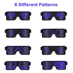 LED Light-up Party Glasses - Optic-Blubluelightglasses