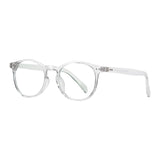 Clear Round Blue Light Glasses