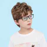 Oxford | Black and Orange | Kids Blue Light Blocking Glasses - Optic-Blubluelightglasses